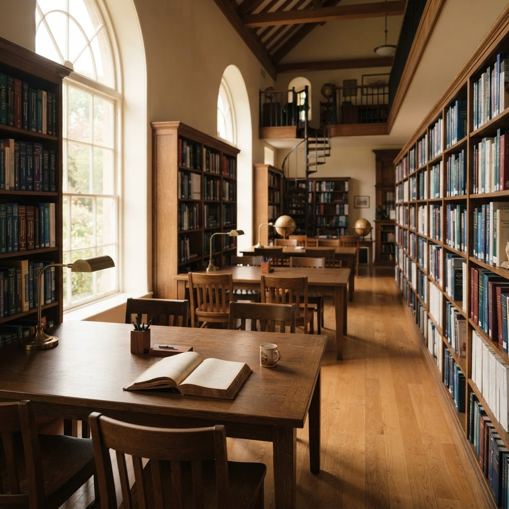 Institute library and reading hall